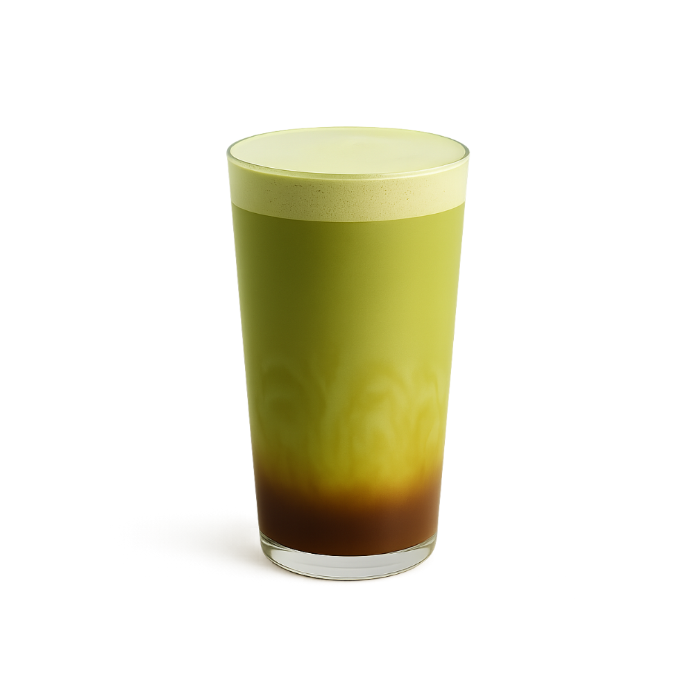 Dirty Matcha Nitro Latte