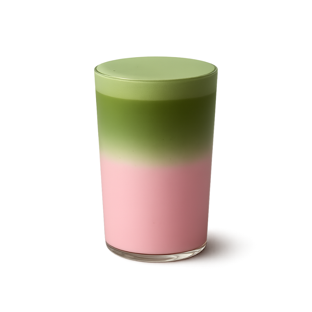 Strawberry Nitro Matcha Latte